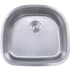 Nantucket Sinks Sconset Collection NS03I16 - 23 Inch Undermount Single Bowl Kitchen Sink with 16 Gauge Stainless Steel