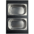 Nantucket Sinks PS20BREC2 - Rectangular Board with 2 Rectangular Stainless Steel Bins