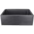 Nantucket Sinks PR3020APSBL - 30 Inch Reversible Granite Composite Apron Sink Sound Absorbing
