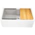 Nantucket Sinks PR3320APSW - 33 Inch Reversible Granite Composite Apron Sink with Accessories