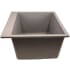 Nantucket Sinks PR2522DMTR - 25 Inch Dualmount Single Bowl Granite Composite Laundry Sink