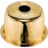 Nantucket Sinks Brightwork Home Collection RS15UB - 15 Inch Hand Hammered Brass Round Bar Sink