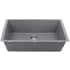 Nantucket Sinks Plymouth Collection PR3320TIUM - 33 Inch Undermount Single Bowl with 9 Inch Bowl Depth