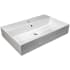 Nantucket Sinks NSNPCS28W - 28 Inch White Fireclay Rectangular Wall Mount Bathroom Sink