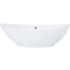 Nantucket Sinks Brant Point Collection NSV305 - 23 Inch Bathroom Vessel Sink with Porcelain White Enamel Finish