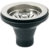 Nantucket Sinks NS35LEXT - Basket Strainer Kitchen Drain for Fireclay Sinks