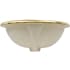 Nantucket Sinks Regatta Collection RC73240GS - 20 Inch Topmount Single Bowl Fireclay Bathroom Vanity Sink Oval Shape