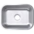 Nantucket Sinks Quidnet Collection NS09I16 - 23 Inch Undermount Single Bowl Kitchen Sink with Drain Opening