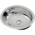 Nantucket Sinks Brightwork Home Collection OVS - 17 Inch Undermount Single Bathroom Sink with 18 Gauge Stainless Steel
