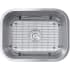 Nantucket Sinks Quidnet Collection NS09I16 - 23 Inch Undermount Single Bowl Kitchen Sink with Bottom Grid