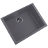 Nantucket Sinks Plymouth Collection PR2418TI - 24 Inch Undermount Single Bowl Kitchen Sink with Hygienic Non-Porous Surface