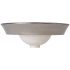 Nantucket Sinks Regatta Collection RC77240P - St. Malo Italian Fireclay Vanity Sink Non-Porous Surface