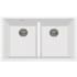 Nantucket Sinks Plymouth Collection PR5050LDW - 33 Inch Undermount Double Bowl Kitchen Sink with 9 1/8 Inch Bowl Depth