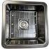 Nantucket Sinks WELLFLEET1818MB - 18 Inch Undermount Fireclay Kitchen Sink with Sink Grid