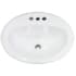 Nantucket Sinks Great Point Collection DI20174 - 20 Inch Top Mount Single Bowl with 3 Faucet Hole