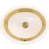 Nantucket Sinks Regatta Collection RC78340GRD - Anzio Italian Fireclay Vanity Sink with 6 3/4 Inch Bowl Depth