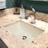 Nantucket Sinks Great Point Collection UM16X11B - 16 Inch X 11 Inch Undermount Ceramic Sink In Bisque