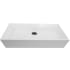 Nantucket Sinks NSGSTR24 - GlacierStone Bathroom Sink with 3 3/4 Inch Depth Bowl