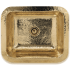 Nantucket Sinks Brightwork Home Collection REB - 18 Inch Undermount Single Bowl Brass Bar Sink Solid Brass Constructiion