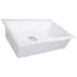 Nantucket Sinks Plymouth Collection PR2720DMW - 27 Inch Dualmount Granite Composite Kitchen Angled View