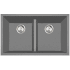 Nantucket Sinks Plymouth Collection PR5050LDTI - 33 Inch Undermount Double Bowl Kitchen Sink with 9 1/8 Inch Bowl Depth