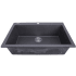 Nantucket Sinks PR2720DMBL - 27 Inch Dualmount Granite Composite Kitchen Sink with 1 Faucet Hole