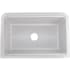 Nantucket Sinks PR3020APSG - 30 Inch Reversible Granite Composite Apron Sink with Drain Opening