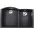 Nantucket Sinks Plymouth Collection PR6040BLUM - 33 Inch Undermount Double Bowl Kitchen Sink with 9 Inch Bowl Depth