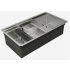 Nantucket Sinks Pro Series SRPS3220OSD - 32 Inch Prep Station Single Bowl Undermount Kitchen Sink
