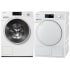 Miele MIWADREWCS160 - Side-by-Side Washer &amp; Dryer Set with Top Load Washer and Electric Dryer in White