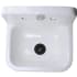 Nantucket Sinks Anchor Collection CI2218FBMBLSET - 22 Inch Wall Mount Cast Iron Utility Sink