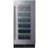 Summit ALWC15CSS - 15 Inch Built-In Wine Cellar