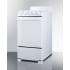 Summit RE203W - 20 Inch Freestanding Electric Range Angle