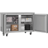 Koolmore KMUCF2DSS - 48 Inch Two Door Commercial Undercounter Freezer