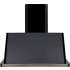Ilve Majestic Collection UAM76BK - 30 Inch Wall Mount Chimney Range Hood with 600 CFM Internal Blower