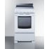 Summit White Pearl Series REX2051WRT - 20 Inch Slide-In Electric Range