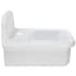 Nantucket Sinks NSVCDM14WW - 14 Inch Fireclay Wallmount Bath Sink