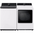 LG LGWADRECW8600 - Side-by-Side Washer &amp; Dryer Set with Top Load Washer and Electric Dryer in White