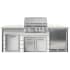 XO XOGOK32XLTV1WH - 96 Inch XLT Designer Modular Island