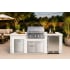 XO XOGOK32XLTV1WH - 96 Inch XLT Designer Modular Island