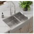 Elkay ECTRUF32179RFCC - 20-1/4" Double Bowl Farmhouse Sink &amp; Faucet Kit with Drain