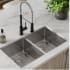 Elkay ECTRU31179TFMBC - 18 1/2 Equal Double Bowl Undermount Sink &amp; Faucet Kit