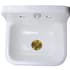 Nantucket Sinks Anchor Collection CI2218FBSBSET - 22 Inch Wall Mount Cast Iron Utility Sink