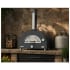 XO XOPIZZA1HCAL - 29 Inch Countertop Hybrid Gas and Wood Pizza Oven