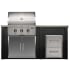 Haven Outdoor HCOY72REFBB2 - 72 Inch Outdoor Kitchen Island