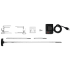 Napoleon 69241 - Heavy Duty Rotisserie Kit for PRO Charcoal Kettle 22" &amp; 18" Grills