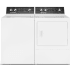 Speed Queen SPWADRGWN5006 - Side-by-Side Washer &amp; Dryer Set with Top Load Washer &amp; Gas Dryer in White