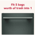 KitchenAid KTTP515TJP - 15 Inch Built-In Trash Compactor with 1.4 cu. ft. Capacity
