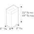 Bertazzoni 901281 - dimensions