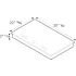 Bertazzoni Professional Series PM3630GX - dimensions